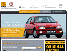 Tablet Screenshot of opel-classicparts.de